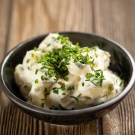 Snidlinges majonézes burgonyasaláta Snidlinges majonézes burgonyasaláta